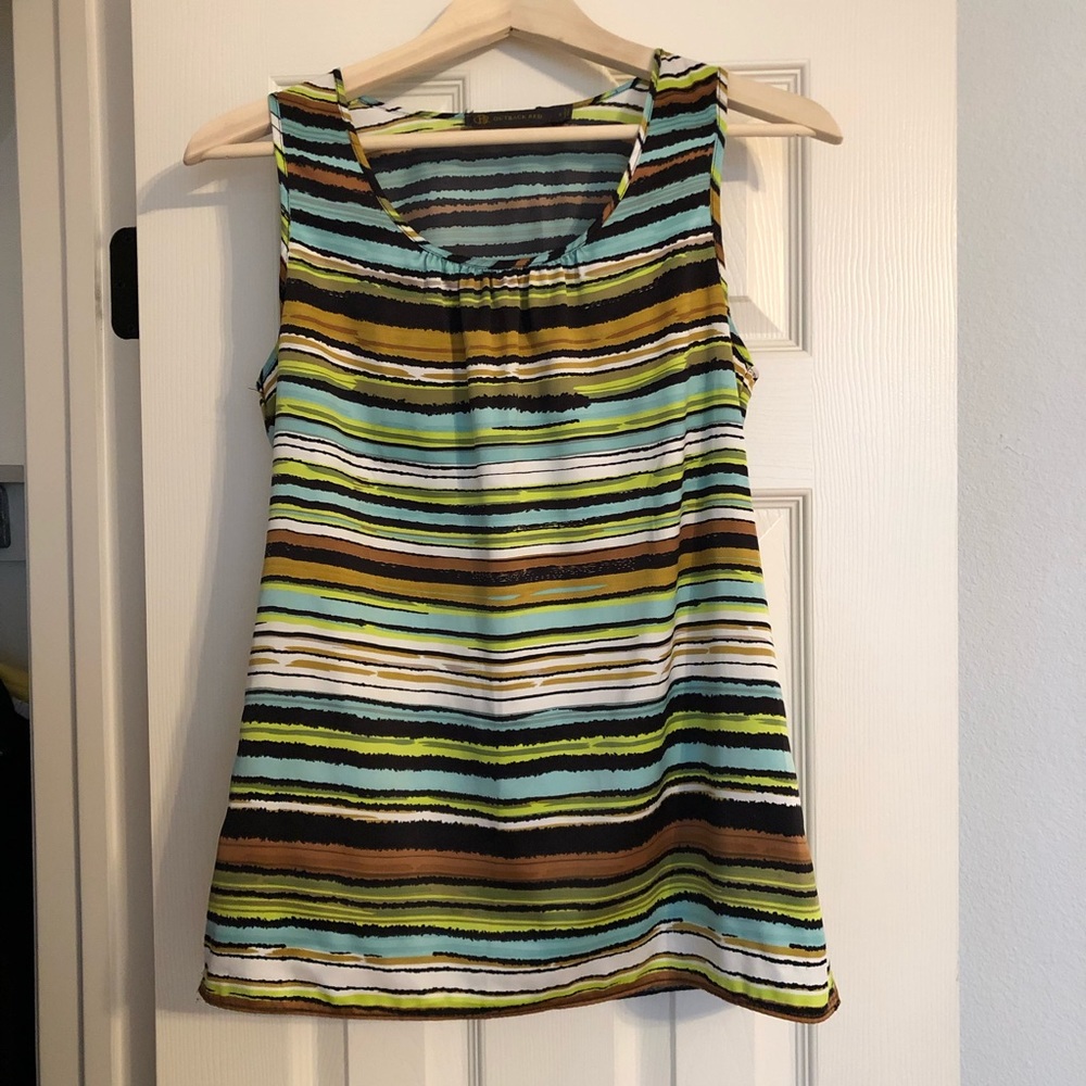 Polyester MultiColor Tank Top